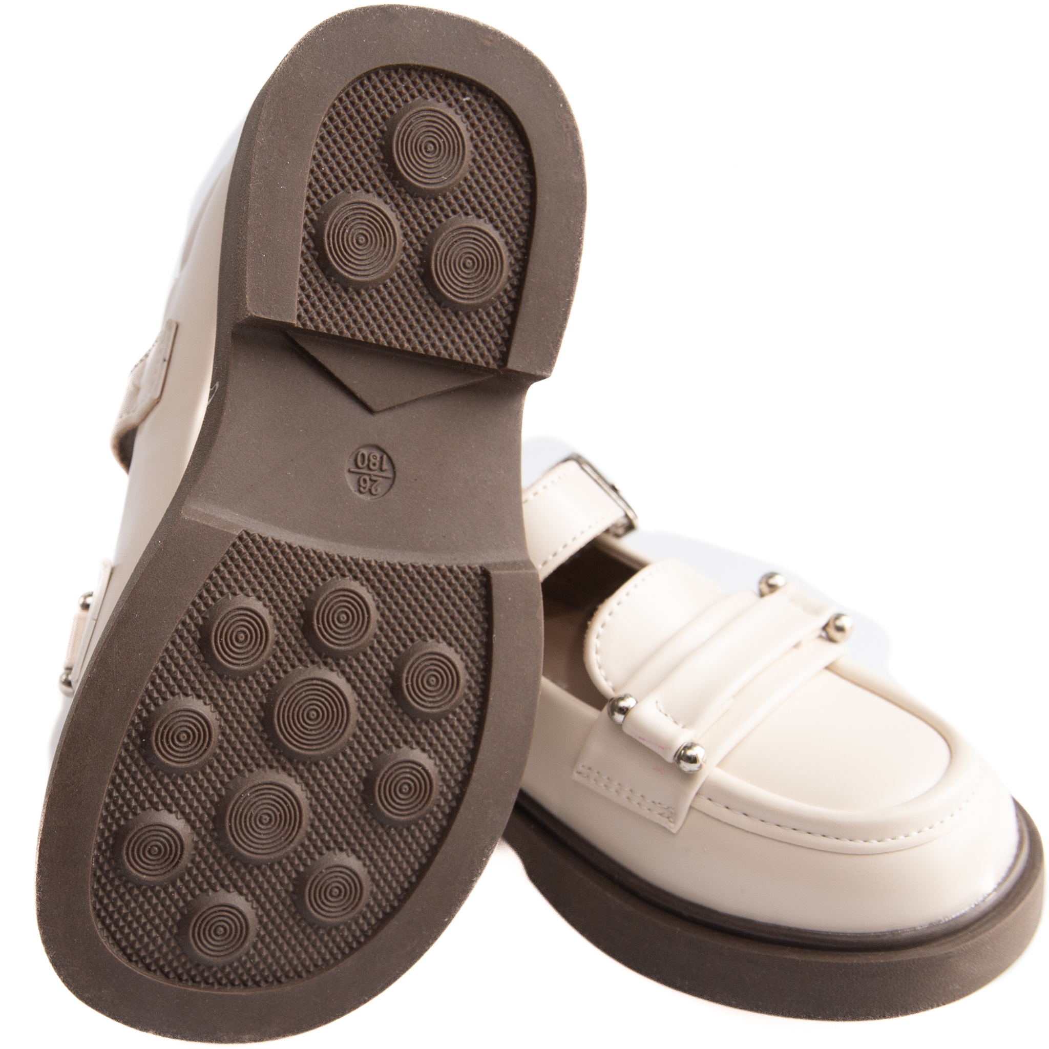 APAWWA BALERINY DZIECIĘCE BEŻOWE ROZMIAR 30 Kolor beżowy