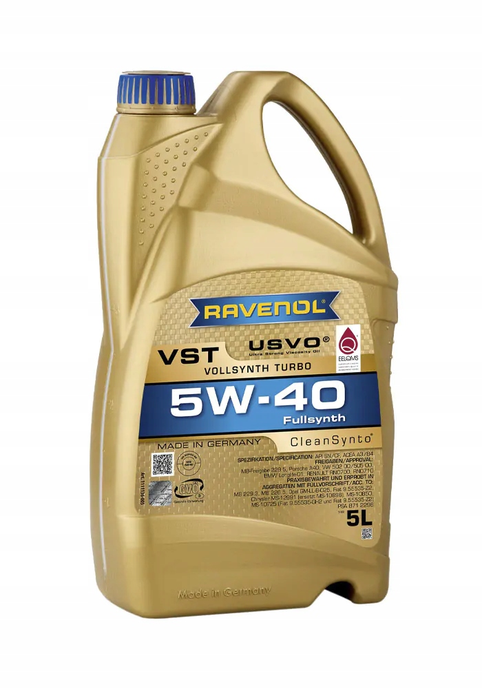 

Ravenol Olej silnikowy Turbo Vst 5W40 Usvo 5L