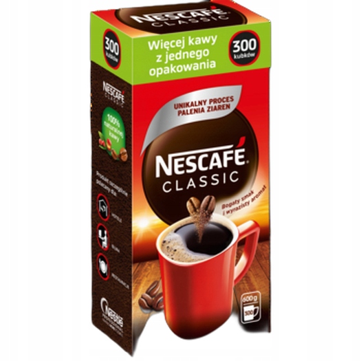 Káva Nescafé Classic 600 g
