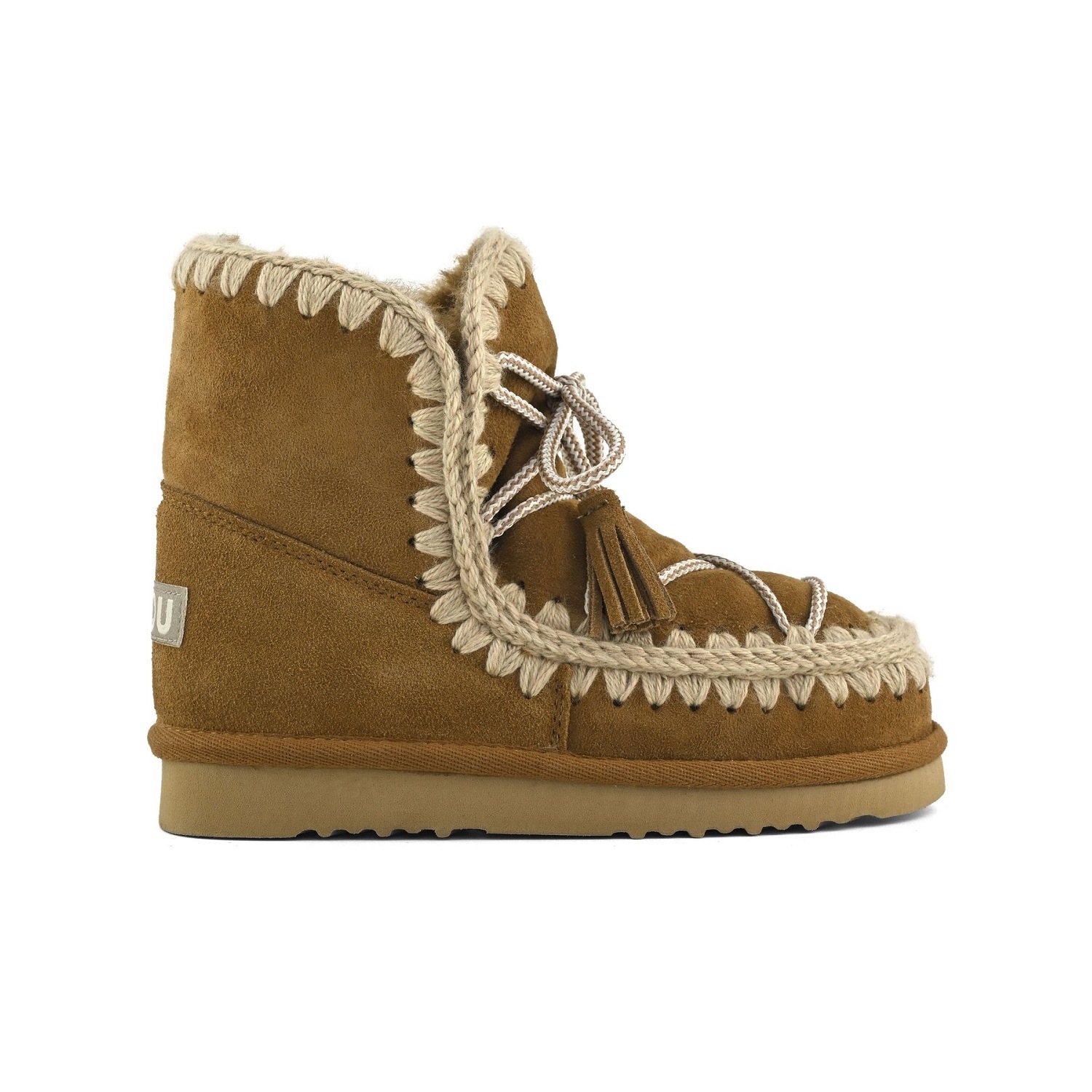 Mou Dámské boty Eskimo 18 Scoubidoo Lace Cognac 41