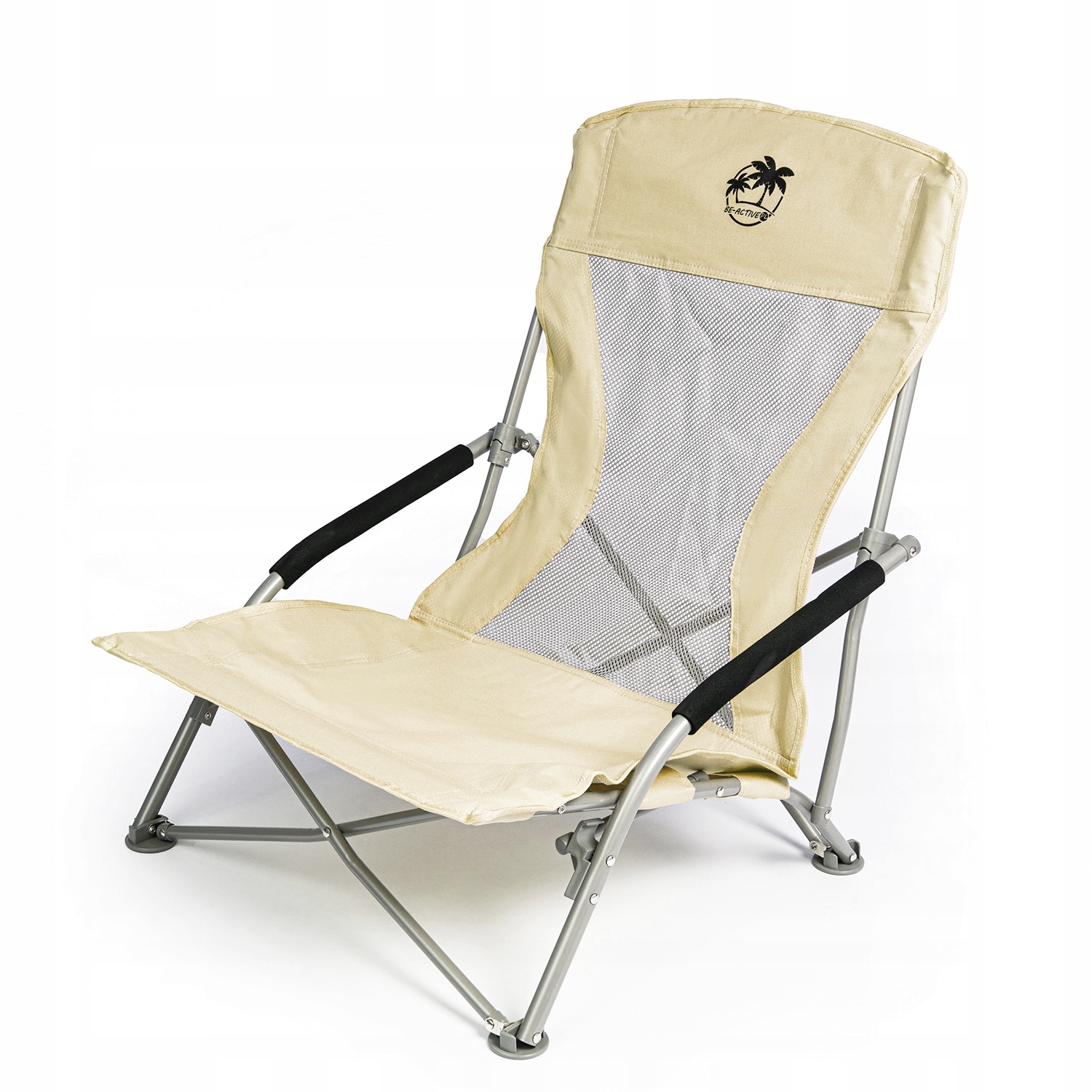 KRZESŁO TURYSTYCZNE SKŁADANE KEMPINGOWE LEŻAK PLAŻOWY OGRODOWY Z OPARCIEM EAN (GTIN) 5905930960255