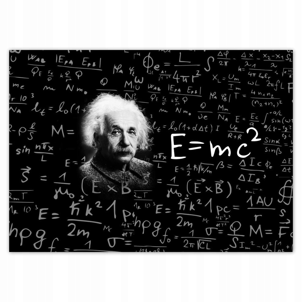 

Plakat 70x50 E=MC2 Albert Einstein
