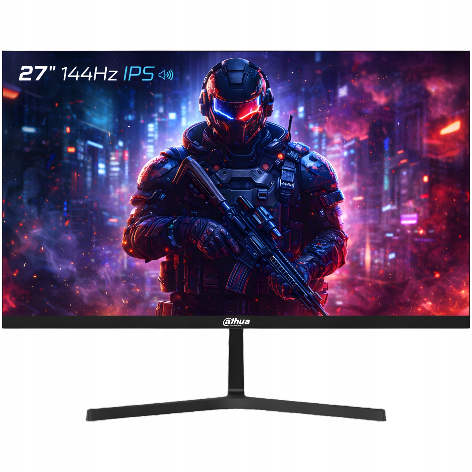 Herní monitor bezrámečkový Dahua 27 palců Full Hd 144 Hz 1MS Ips reproduktory