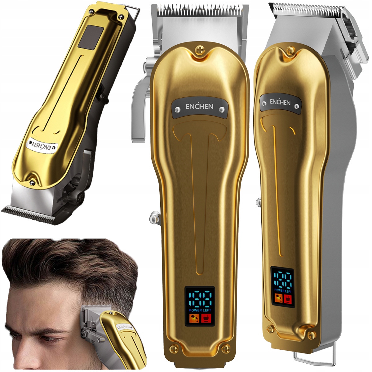 Profesionální Zastřihovač Stříhací strojek na vlasy vzorů Enchen Boost 3