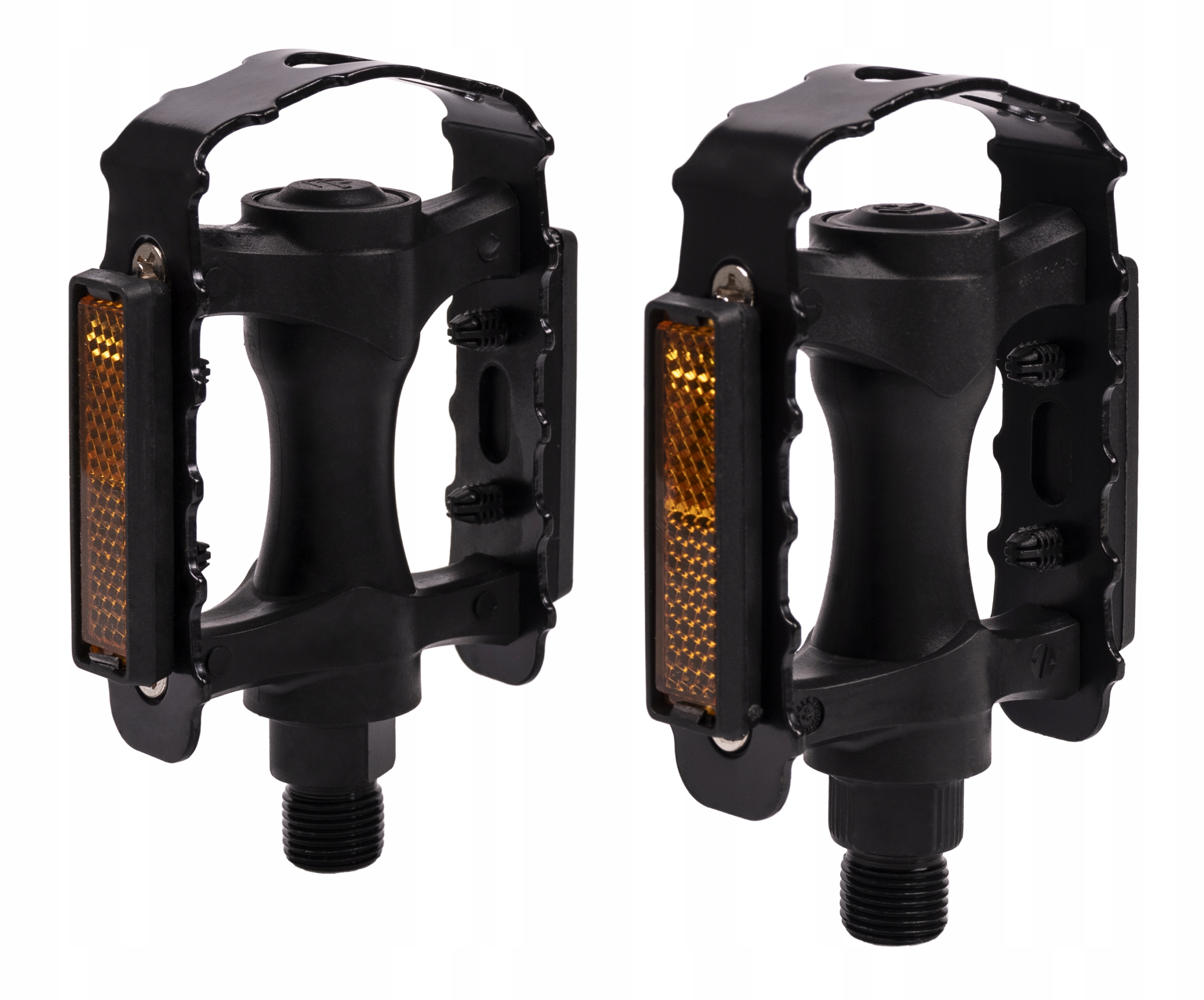 PEDAŁY ROWEROWE STAL/PLASTIK MTB TREKKING FP-917 KOMPLET Z ODBLASKIEM