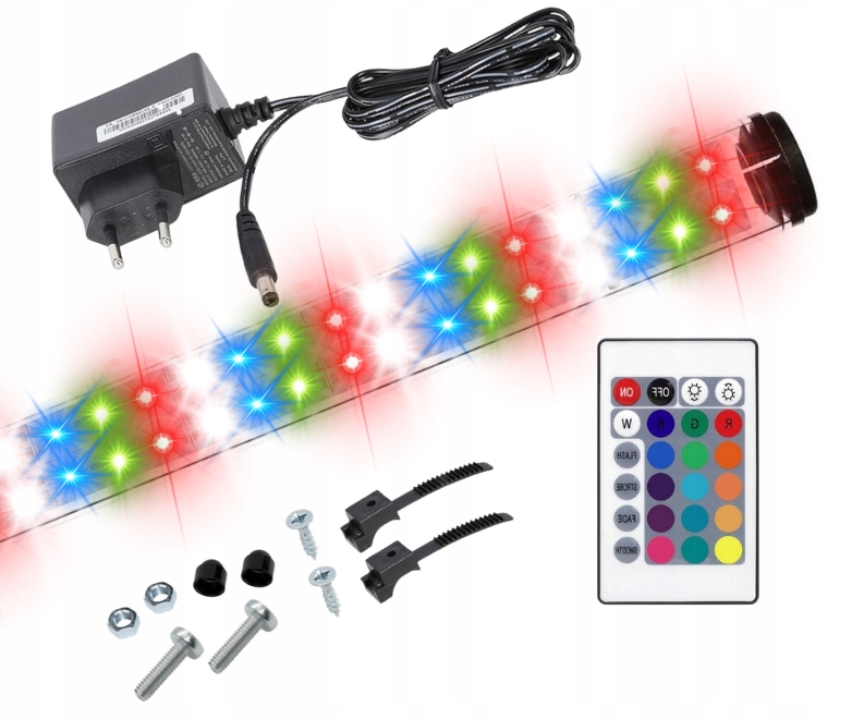Levně Led Rgb akvárium Aqualed dálkové ovládání 110 cm II