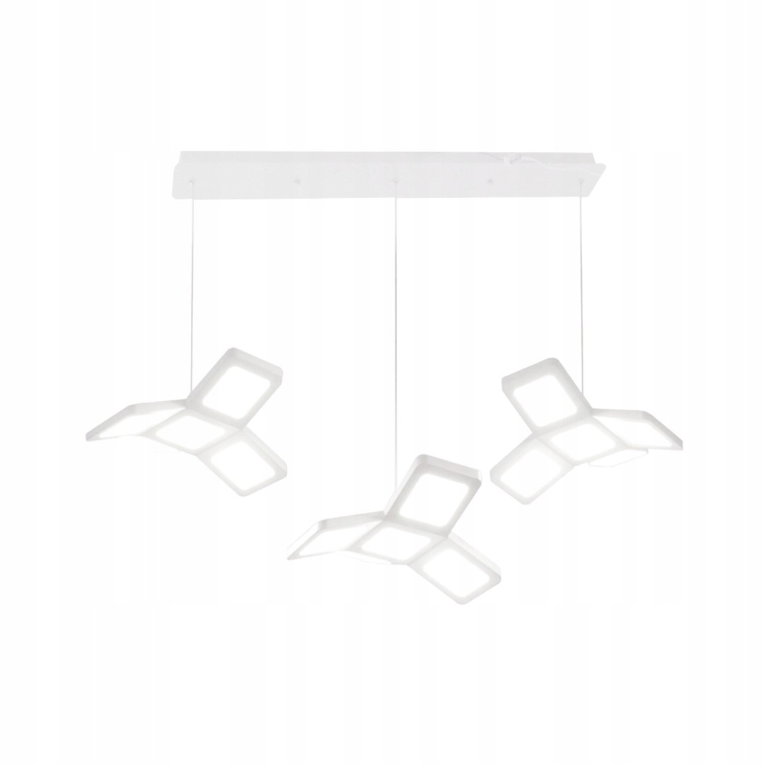 Závěsná lampa bílá 3 Led světlomety 75W 4000K Pixels ML195 Eko-light