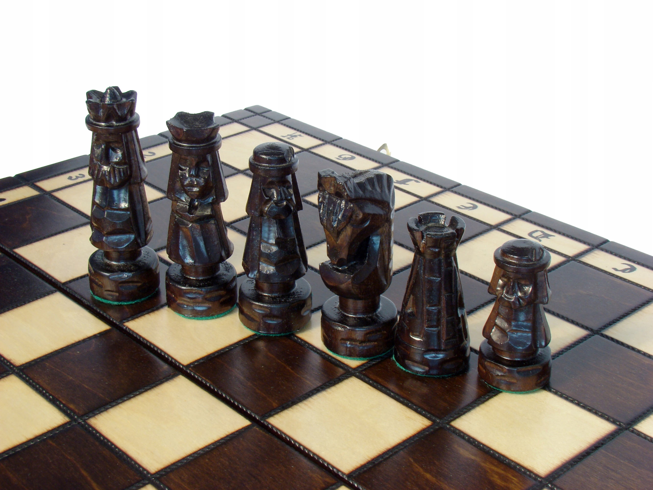 szachy GIEWONT polski wyrób RZEŹBIONE Producent Madoń