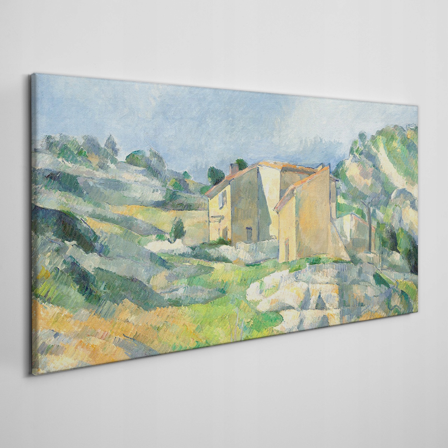 

Obraz ścienny na płótnie Domy malarstwo 120x60 cm