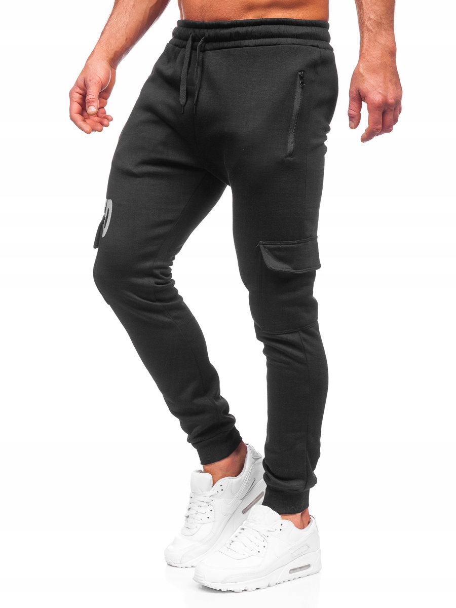 

Spodnie Bojówki Ocieplane Czarne HW2176 DENLEY_2XL
