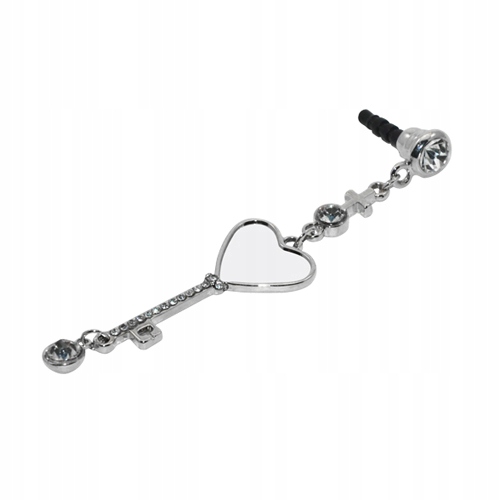 Zaślepka gniazda słuchawek - serce - Sublimacja