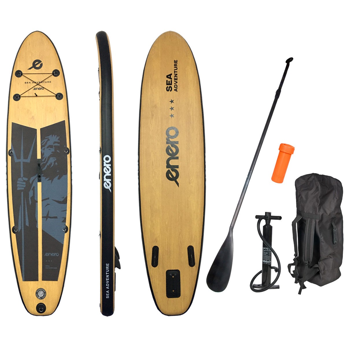 Deska SUP ENERO NEPTUN 320cm Pompowana PADDLE BOARD Kajak do pływania