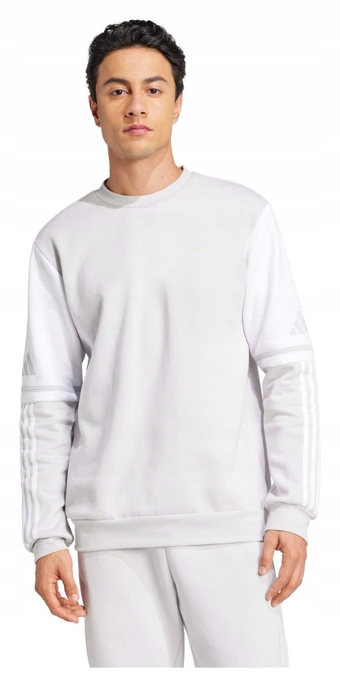 Mikina Adidas Teamwear Squadra 25 Sweat Crew šedá JD2960 vel. L