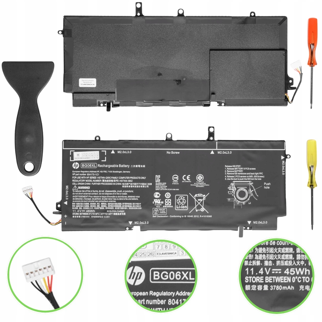Originál Batéria BG06XL do Hp EliteBook Folio 1040 G3