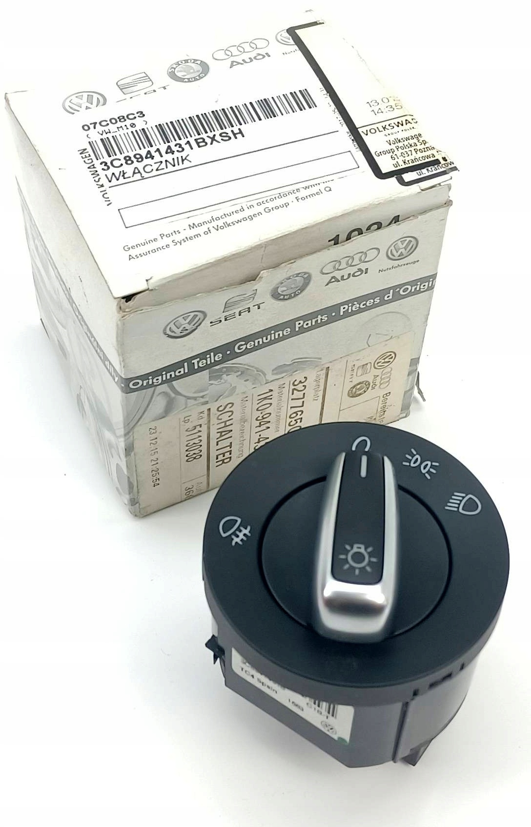 3C8941431B, 1K0941431BB, - ASO ВЫКЛЮЧАТЕЛЬ СВЕТА VW CC 3C8 3C8941431B