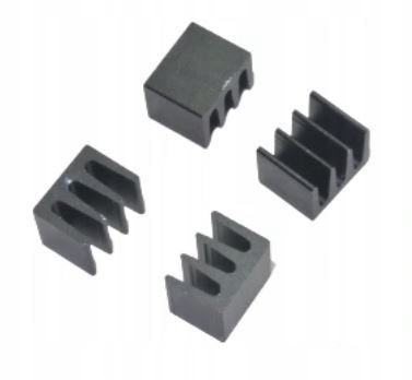 Icks Radiator wytłaczany czarny 5x6.3x4.8mm [2szt]