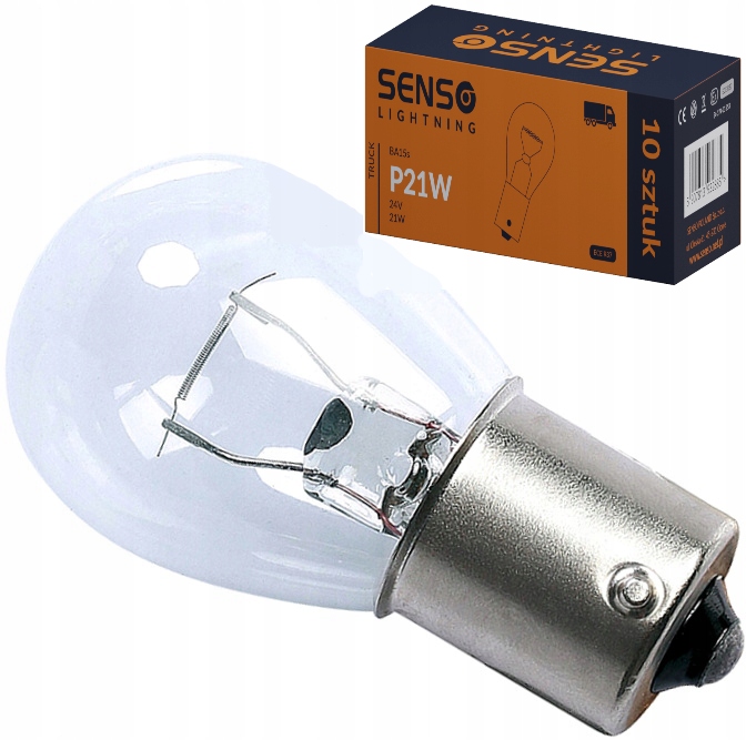 Żarówka Senso P21W 24V 21W BA15s