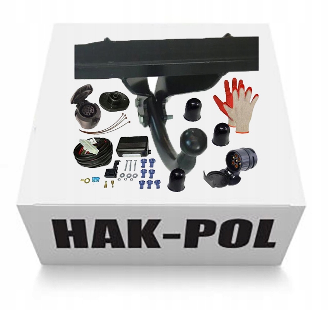 Kompletny Hak MODUŁ13PIN Renault Megane 2002 2009 II 2 Hatchback Holowniczy