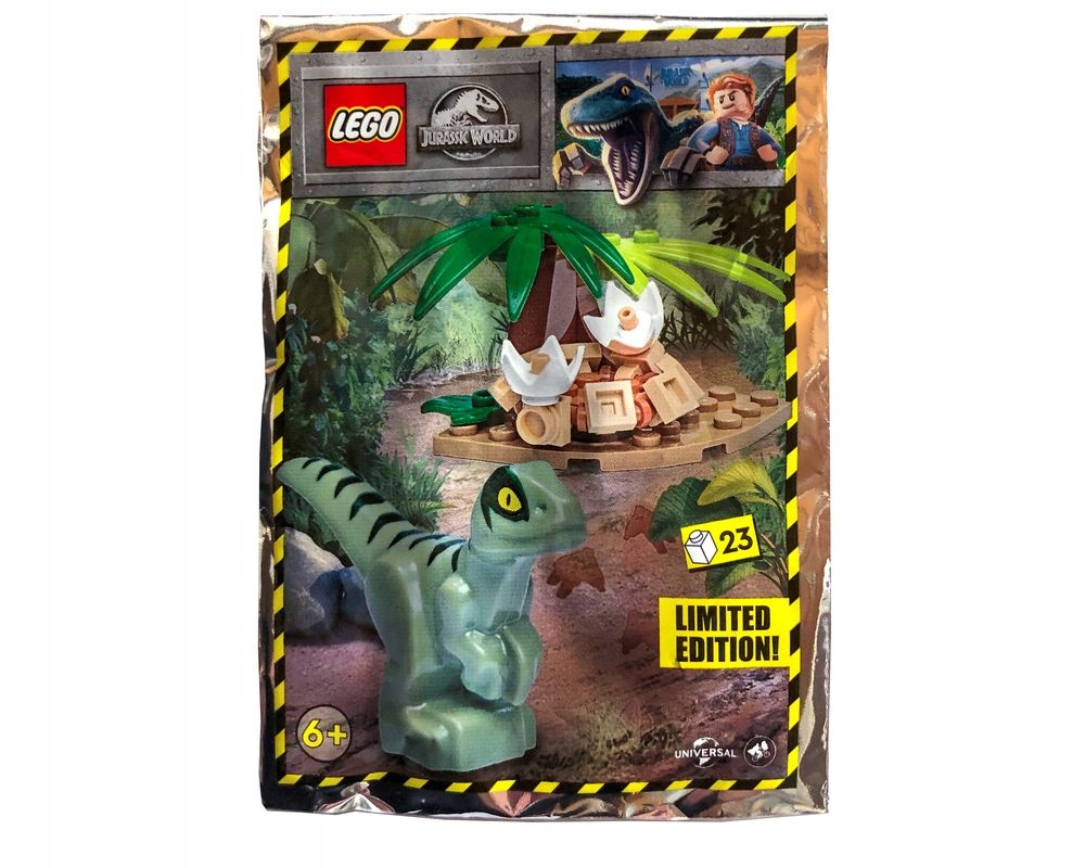 

Nowy Lego Jurassic World 122221 Gniazdo Raptora
