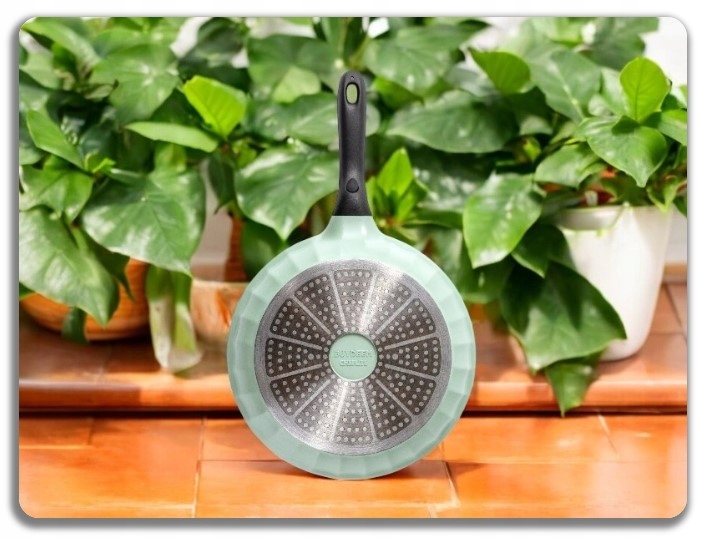 BUYDEEM Patelnia alum. nieprzywierająca 25 cm CP151 Cozy Greenish — 10