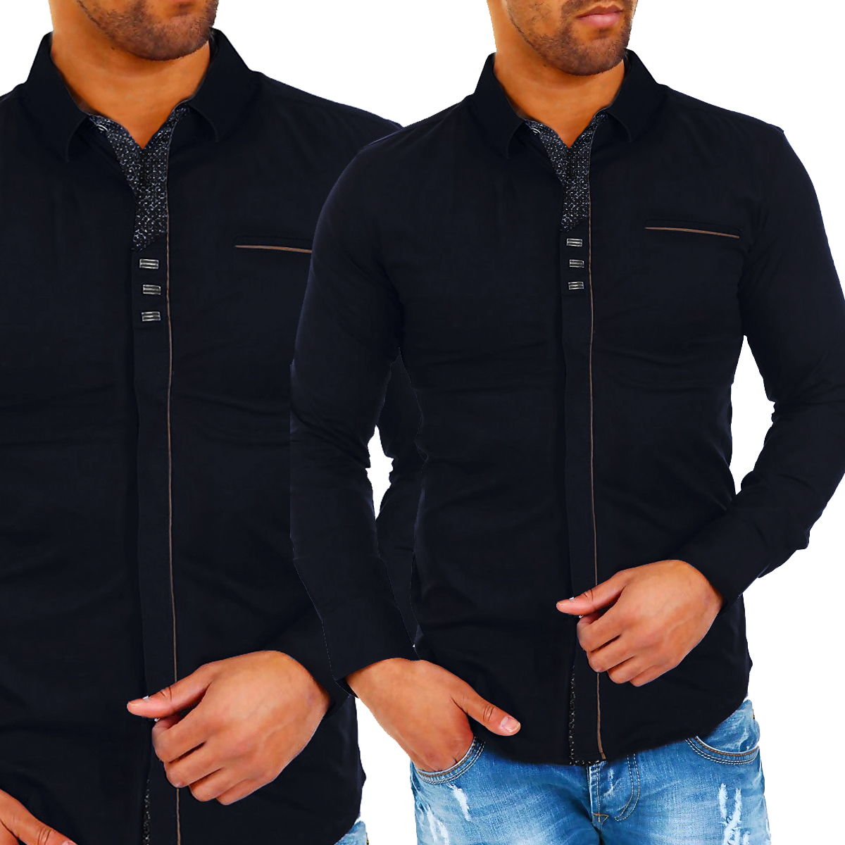 

Koszula Męska Casual Comfort Slim New