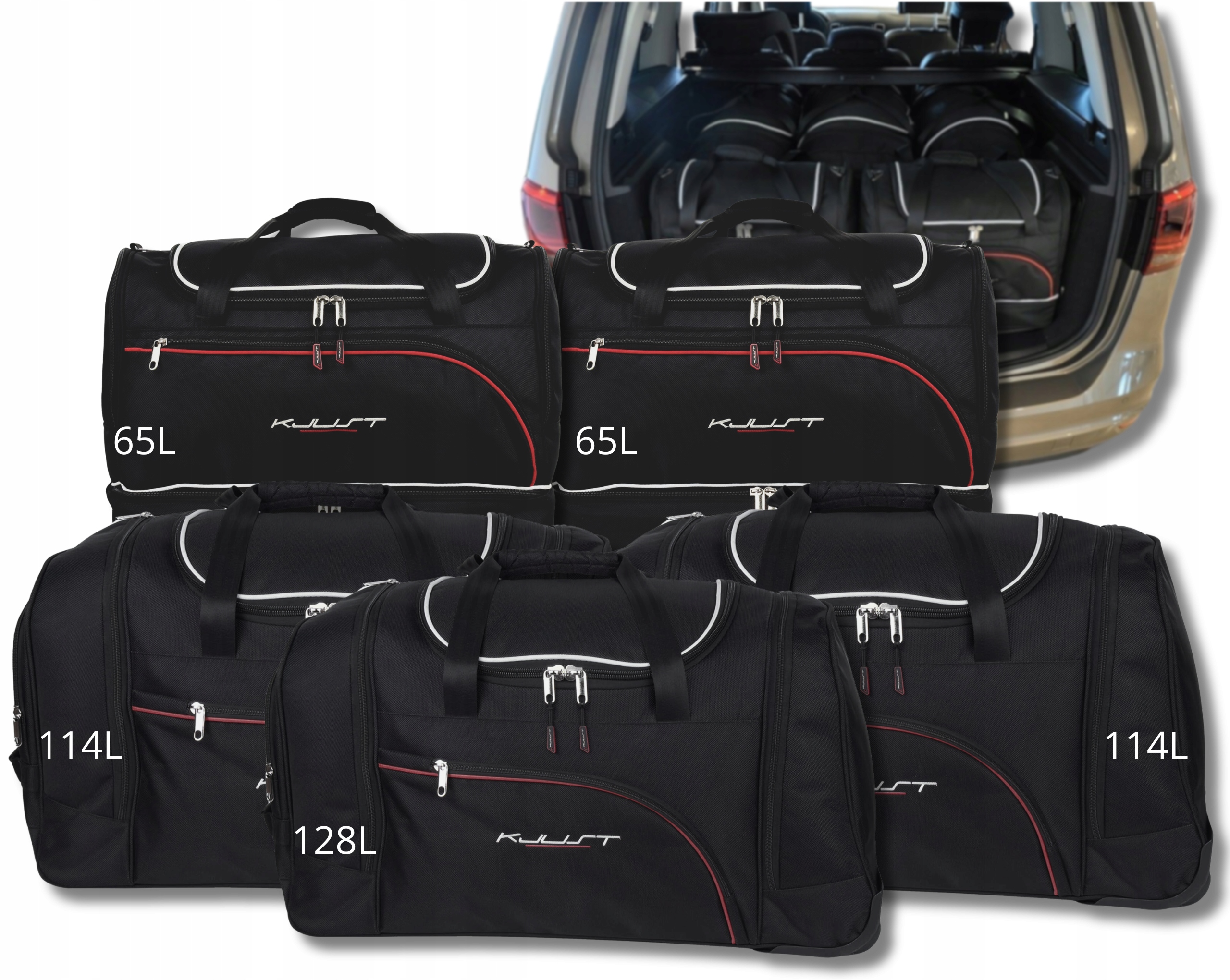 Cestovná Taška Do Kufra Seat Alhambra 2010-2020 5 ks