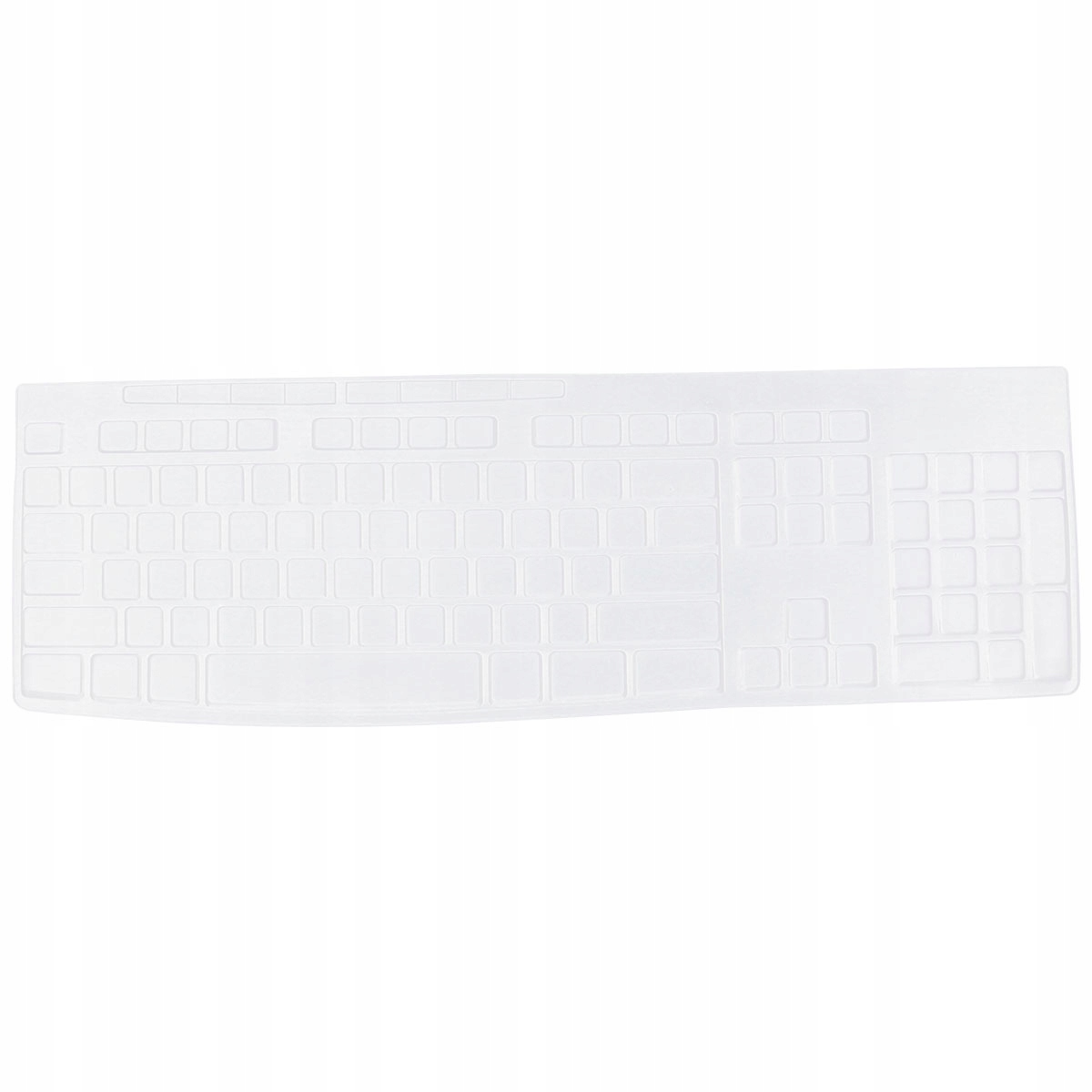 KLAWIATURA KOMPUTEROWA PRZEWODOWA PRZEZ PRZEZROCZYSTĄ