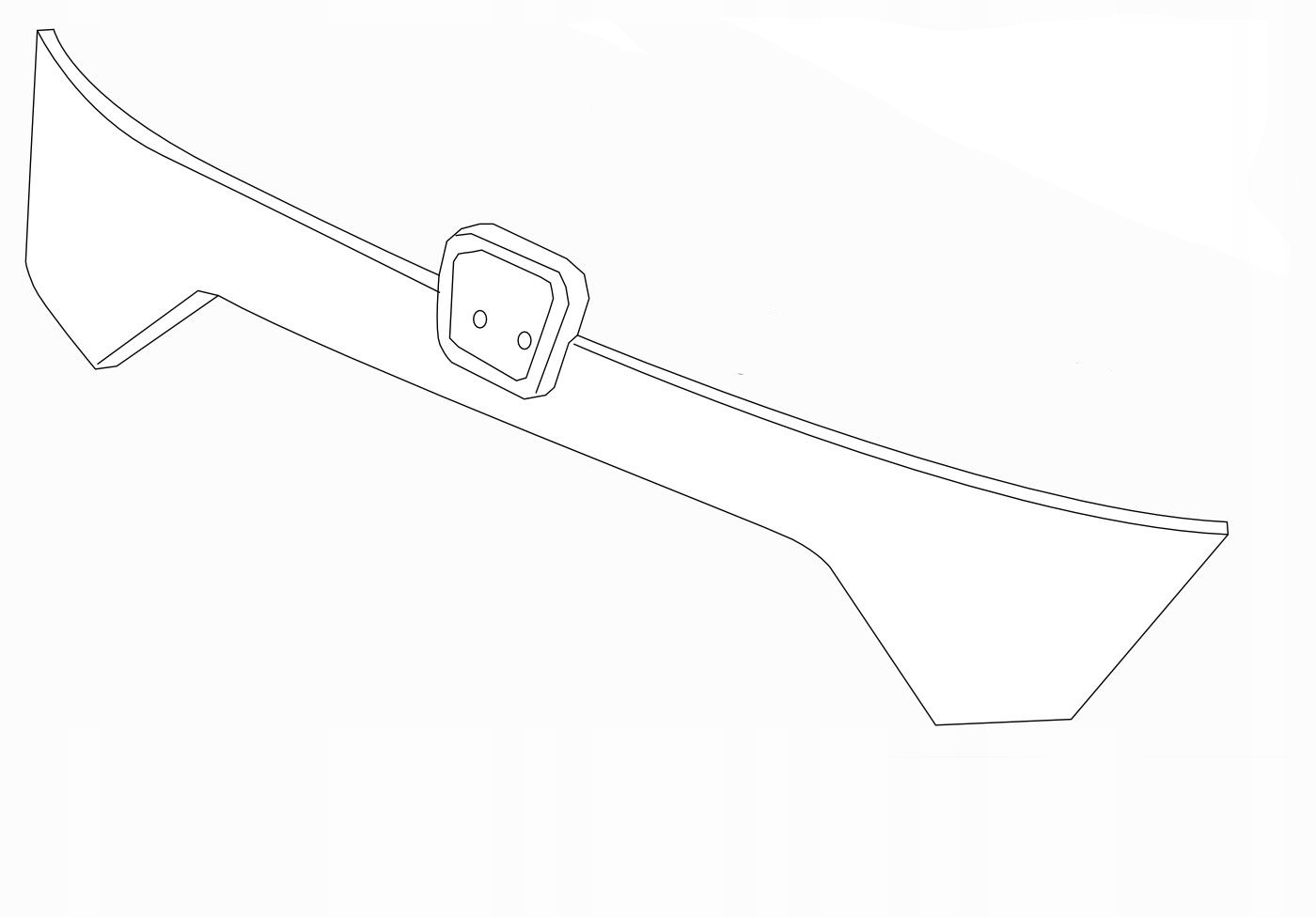 HONDA CIVIC X 10 2016 LISTWA KLAPY POD ZNACZEK