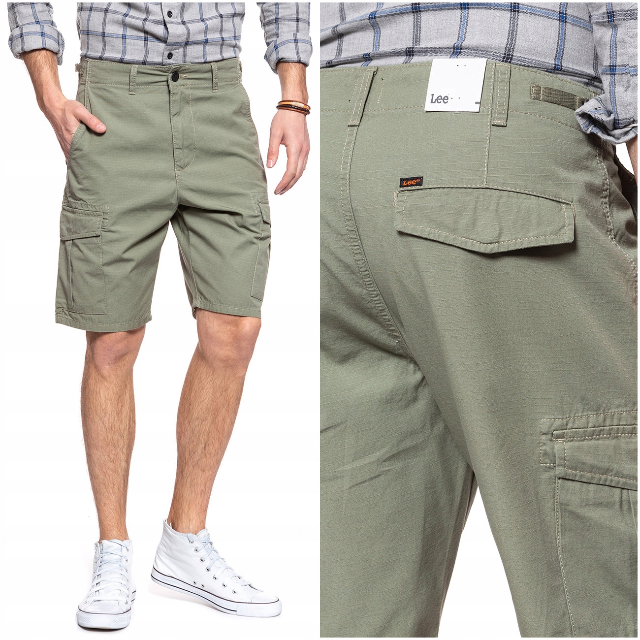 

Lee Short Męskie Szorty Spodenki Materiał W31