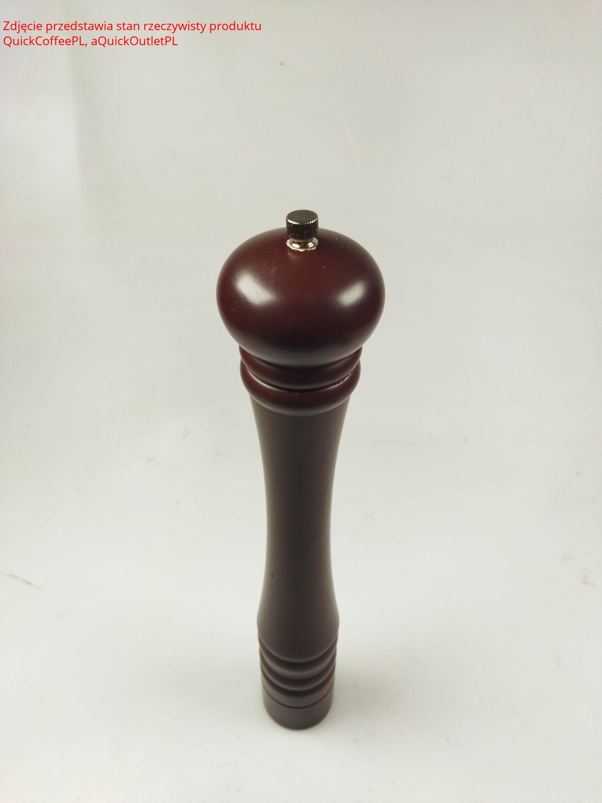 młynek do pieprzu drewniany ceramiczny 40x6x6 cm Marka Relaxdays