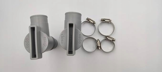 ZAWÓR ODCINAJĄCY BASEN Z PRZYŁĄCZEM WĘŻA ADAPTER WĘŻA BASENOWEGO ZAWÓR 2szt Kod producenta 1