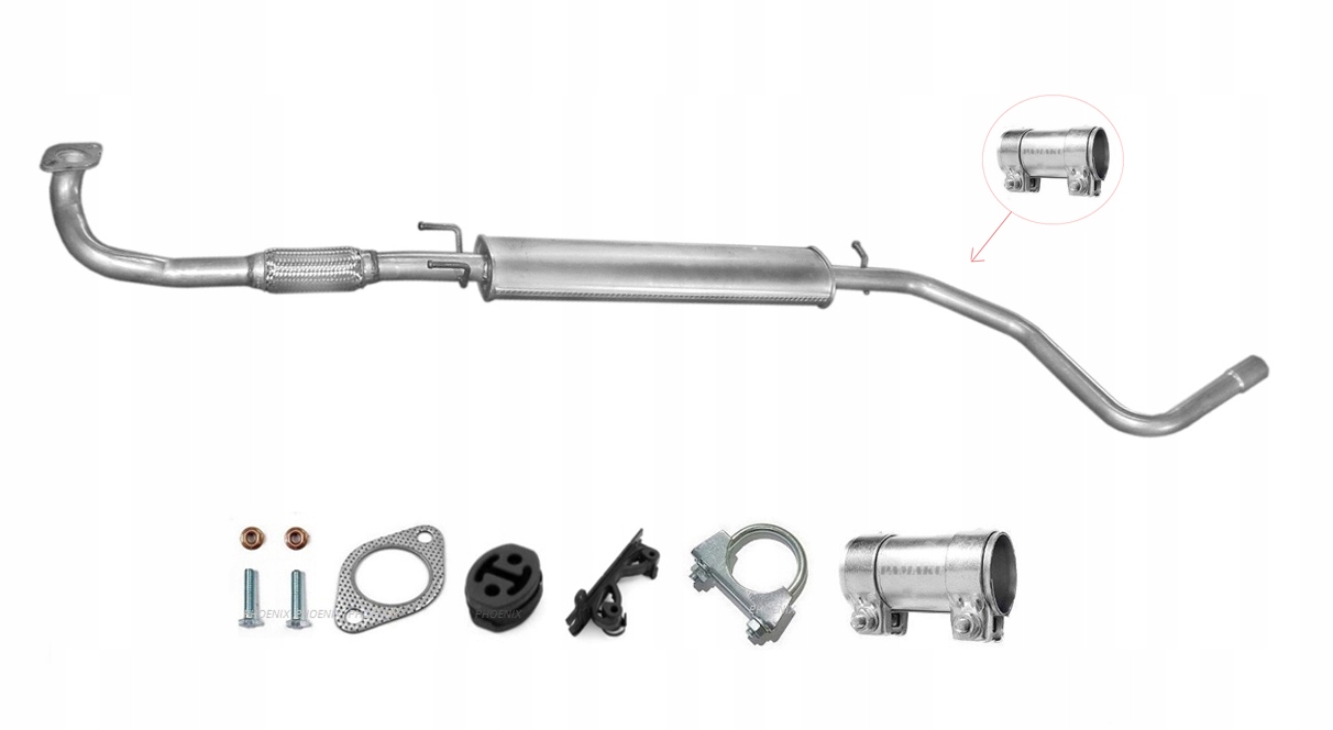 Fiat Stilo 1.6 Tłumik Środkowy Siatka + Akcesoria Za 269 Zł Z Ostrów Wielkopolski - Allegro.pl - (6662663326)