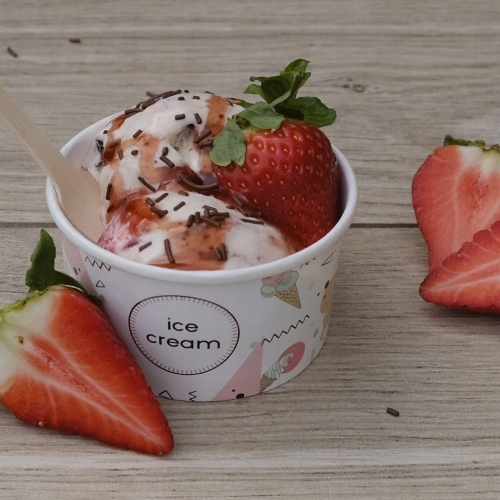 Miski na lody Kram Ice Cream 37068 245 ml wielokolorowe 25 szt. EAN (GTIN) 5901801760788