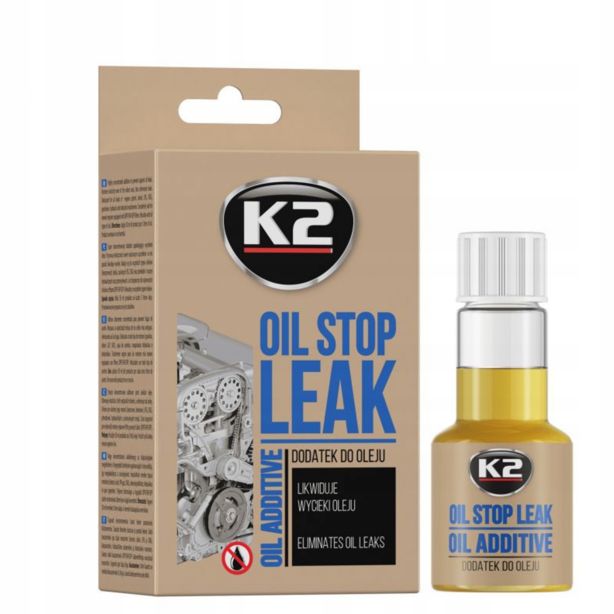 

K2 Stop Leak Oil 50ml Dodatek Uszczelniacz Silnika