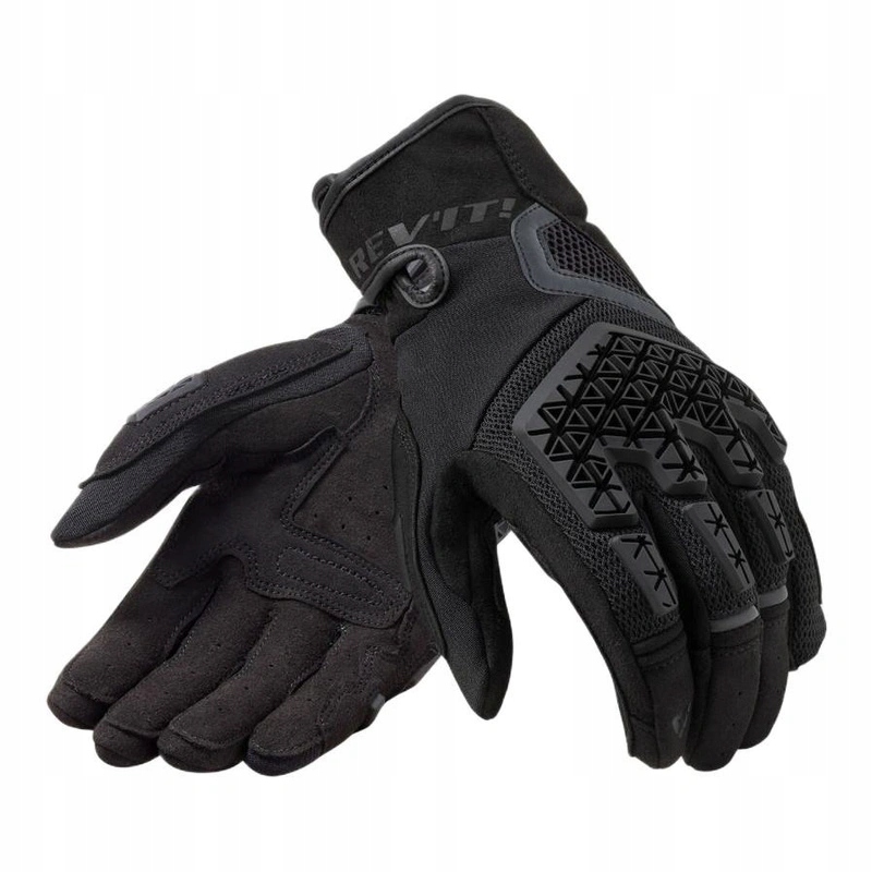 Krátke motocyklové rukavice Revit Mangrove Black, čierne