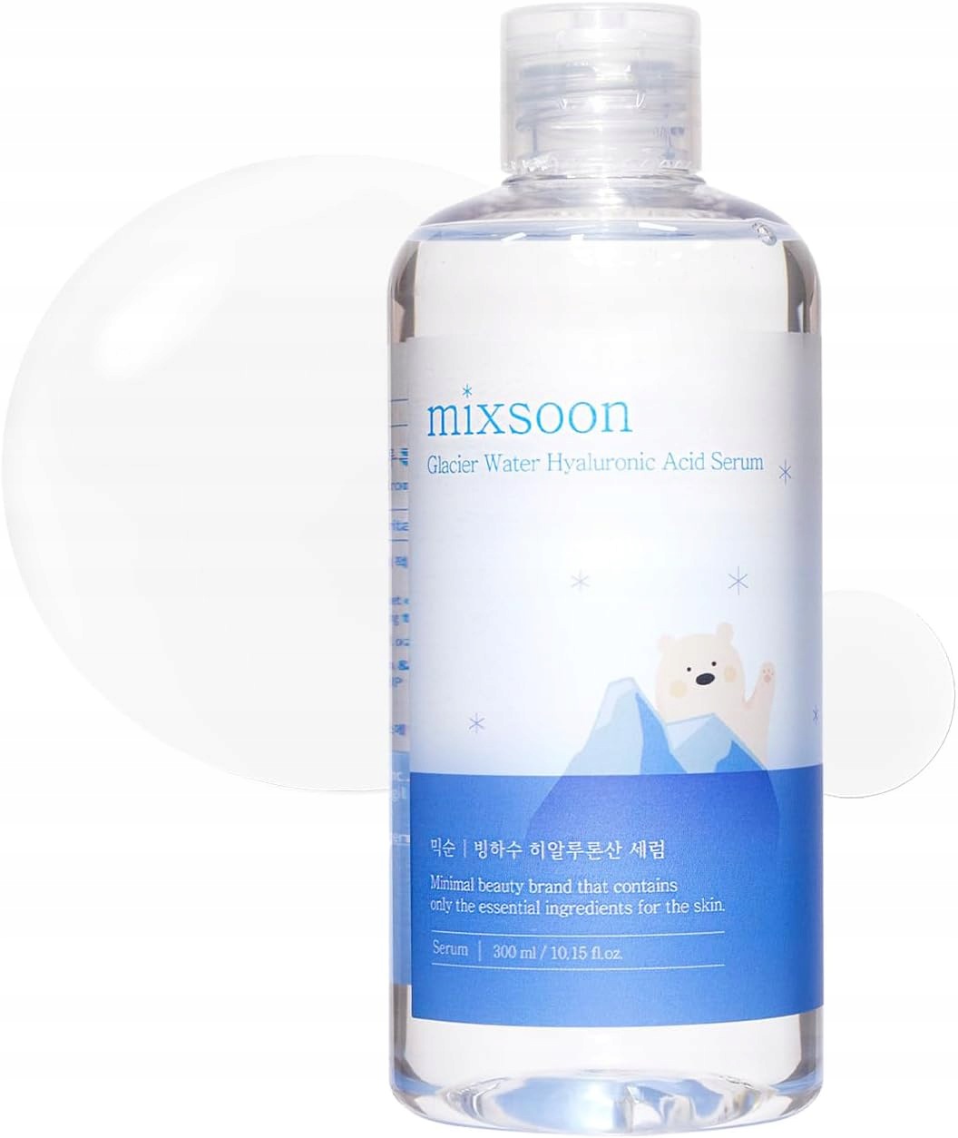 mixsoon Sérum Kyselina hyaluronová Hydratační ledová voda 300 ml