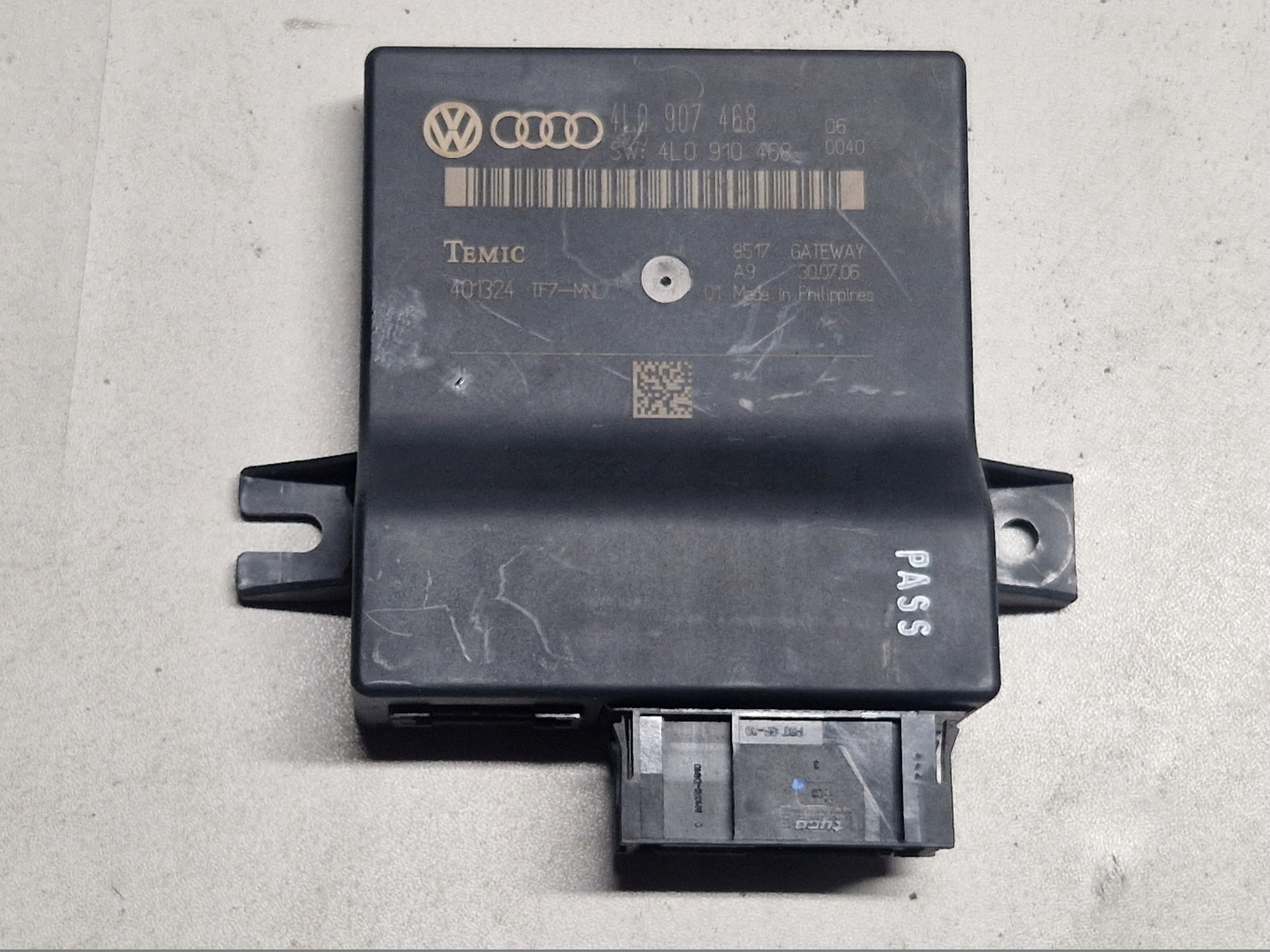 module control unit GATEWAY AUDI A6 C6 Q7 4L 4L0907468