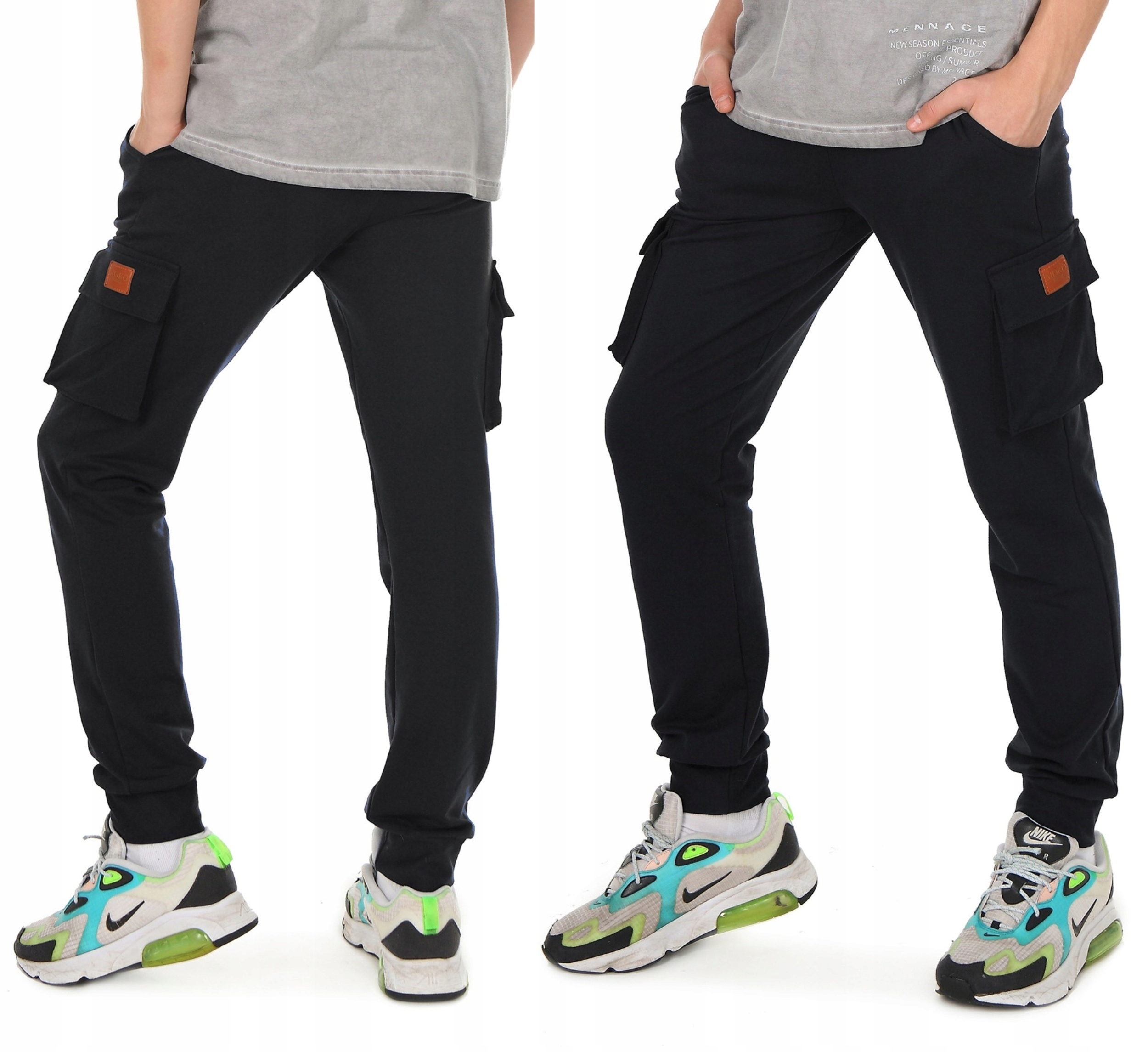 OCIEPLANE BOJÓWKI spodnie dresowe bawełna r.140 Produkcja.PL