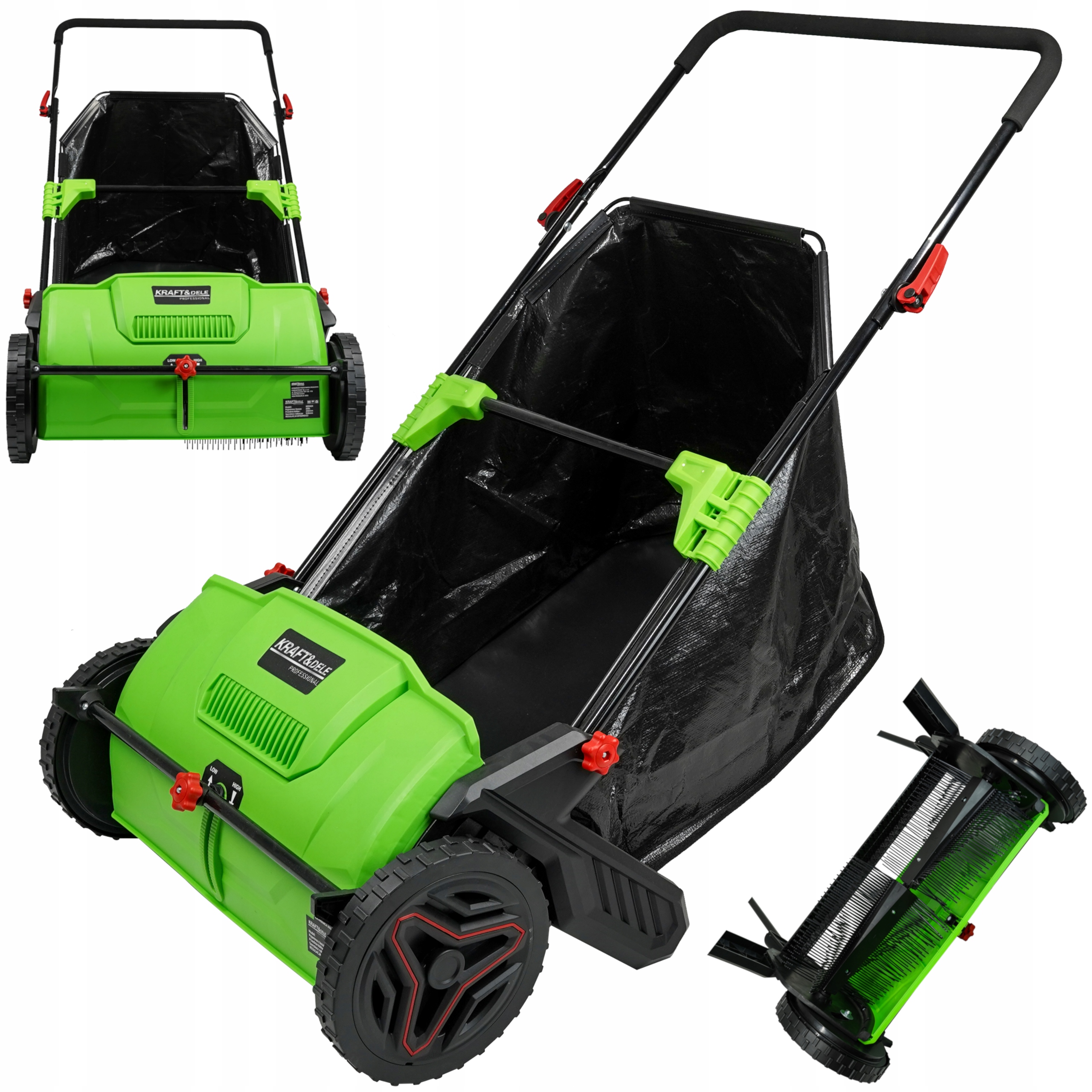 ZAMIATARKA RĘCZNA DO LIŚCI TRAWY WZMOCNIONY MODEL