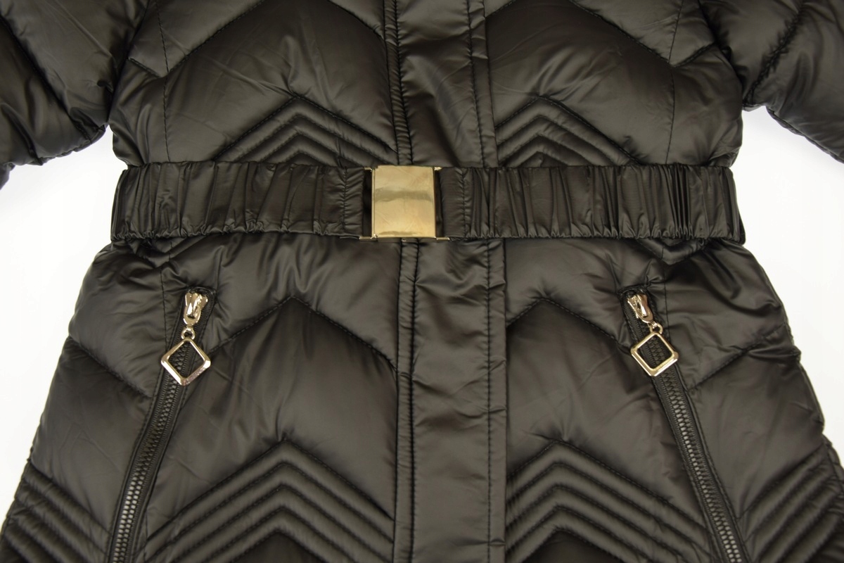 KURTKA ZIMOWA 22119B10C PUCHOWA NA MISIU 134/140 Zapięcie zamek