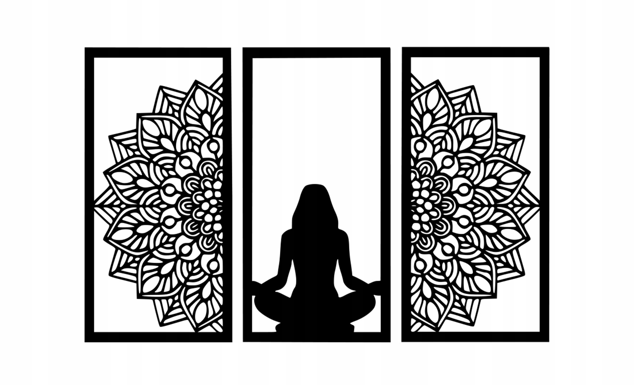 MANDALA Naklejka obraz na ścianę A06 115x73