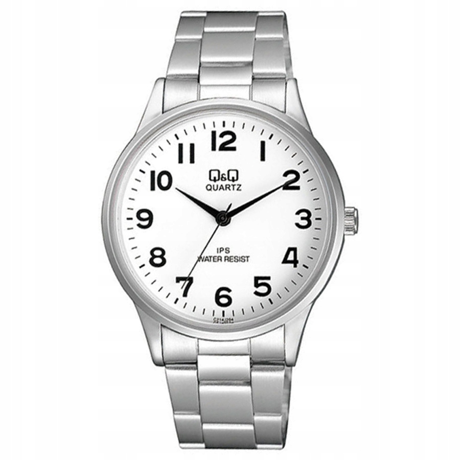 Pánské Hodinky Qq C214-204 stříbrný náramek