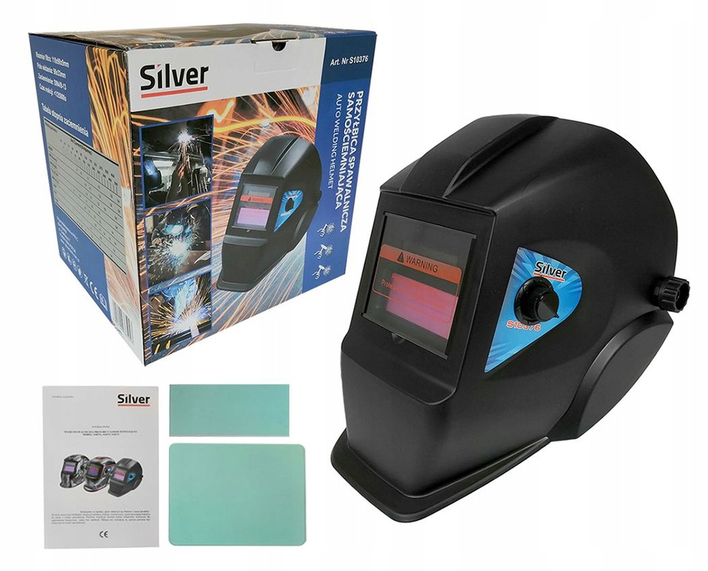 

Maska Spawalnicza Przyłbica Samościemniająca Filtr