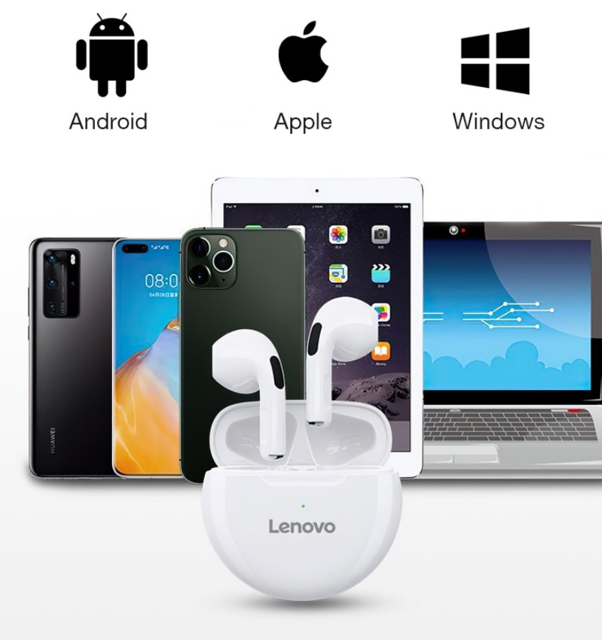 Słuchawki bezprzewodowe douszne Lenovo HT38 White Marka Lenovo