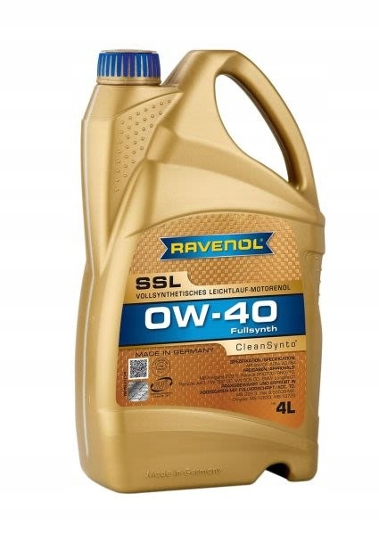 Motorový olej Ravenol Rav Ssl Sae 0W40 4L