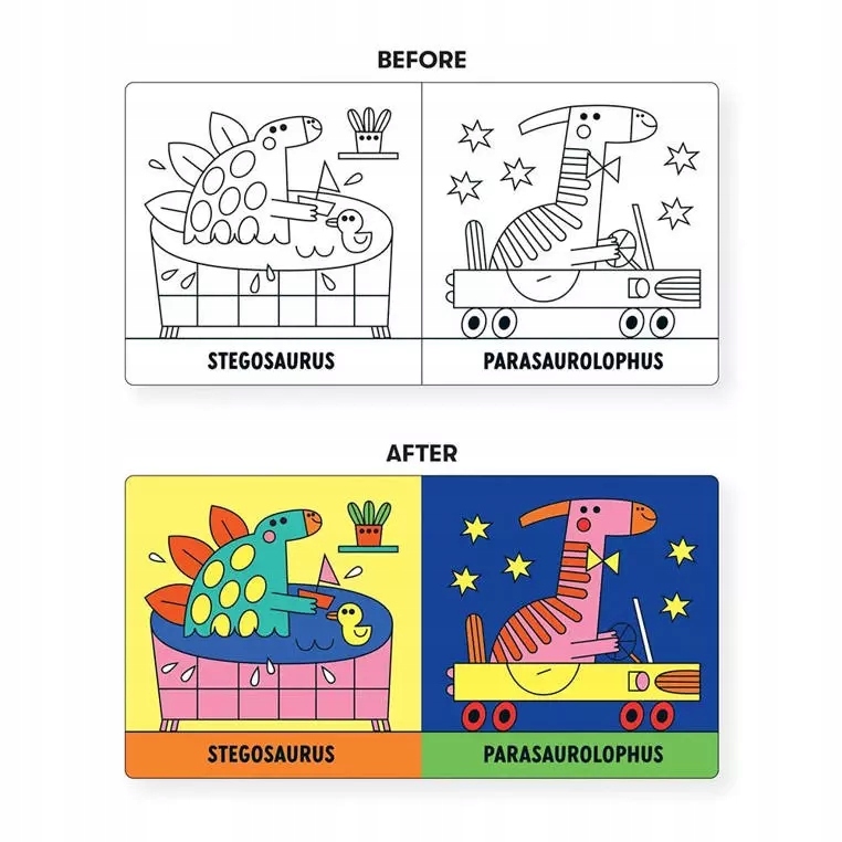 Książeczka do kąpieli Wesołe dinozaury Mudpuppy Kod producenta 9780735375062