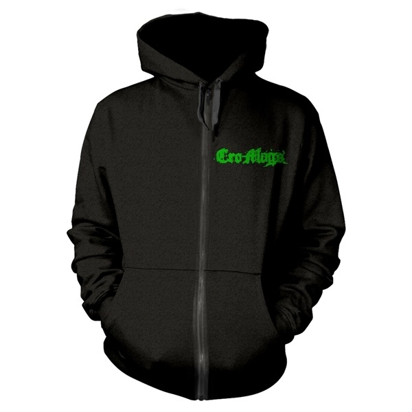 Cro-mags logo rock metal mikina s kapucí zip L