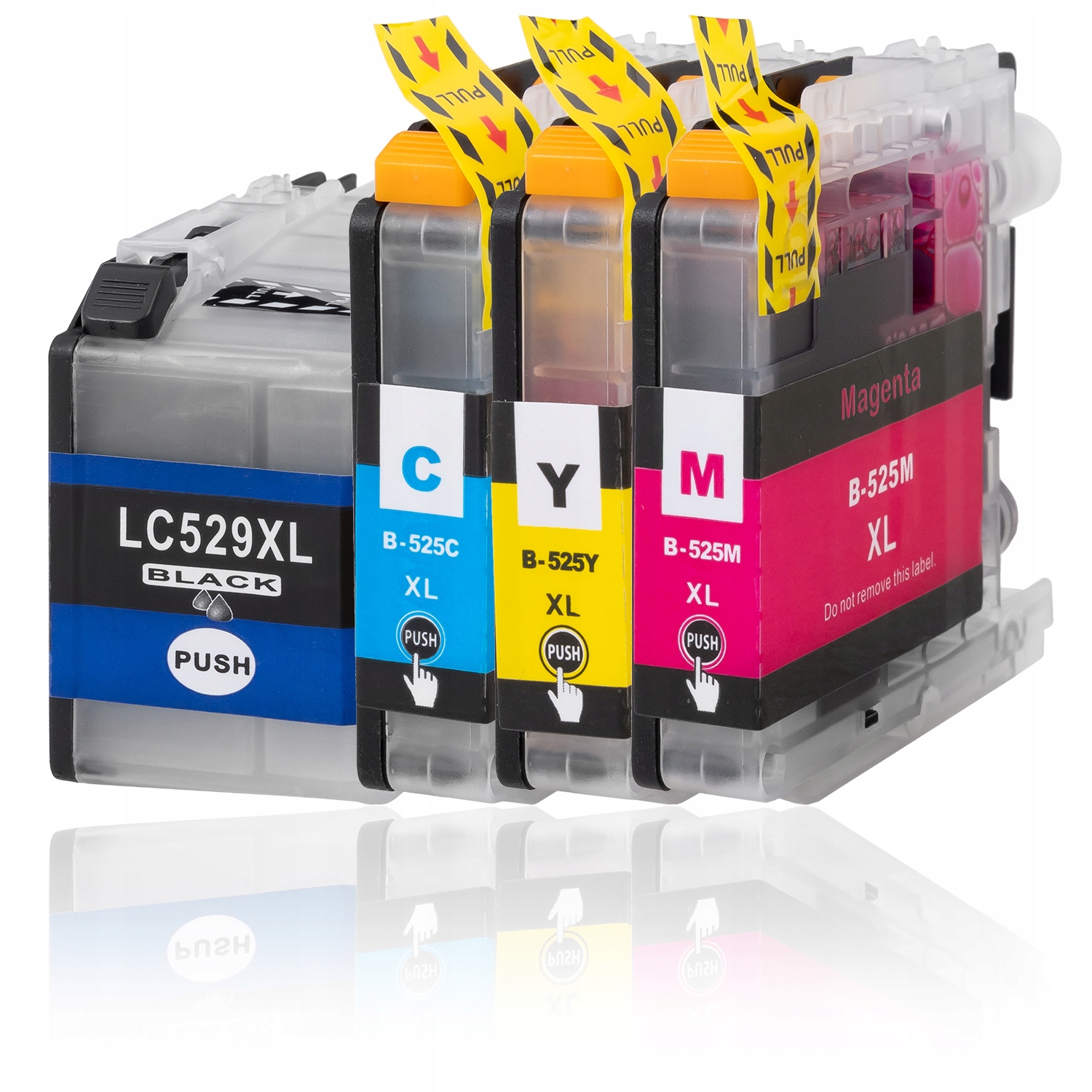 

4x Tusz Zamiennik do DCP-J105 LC525XL LC529XL XXL