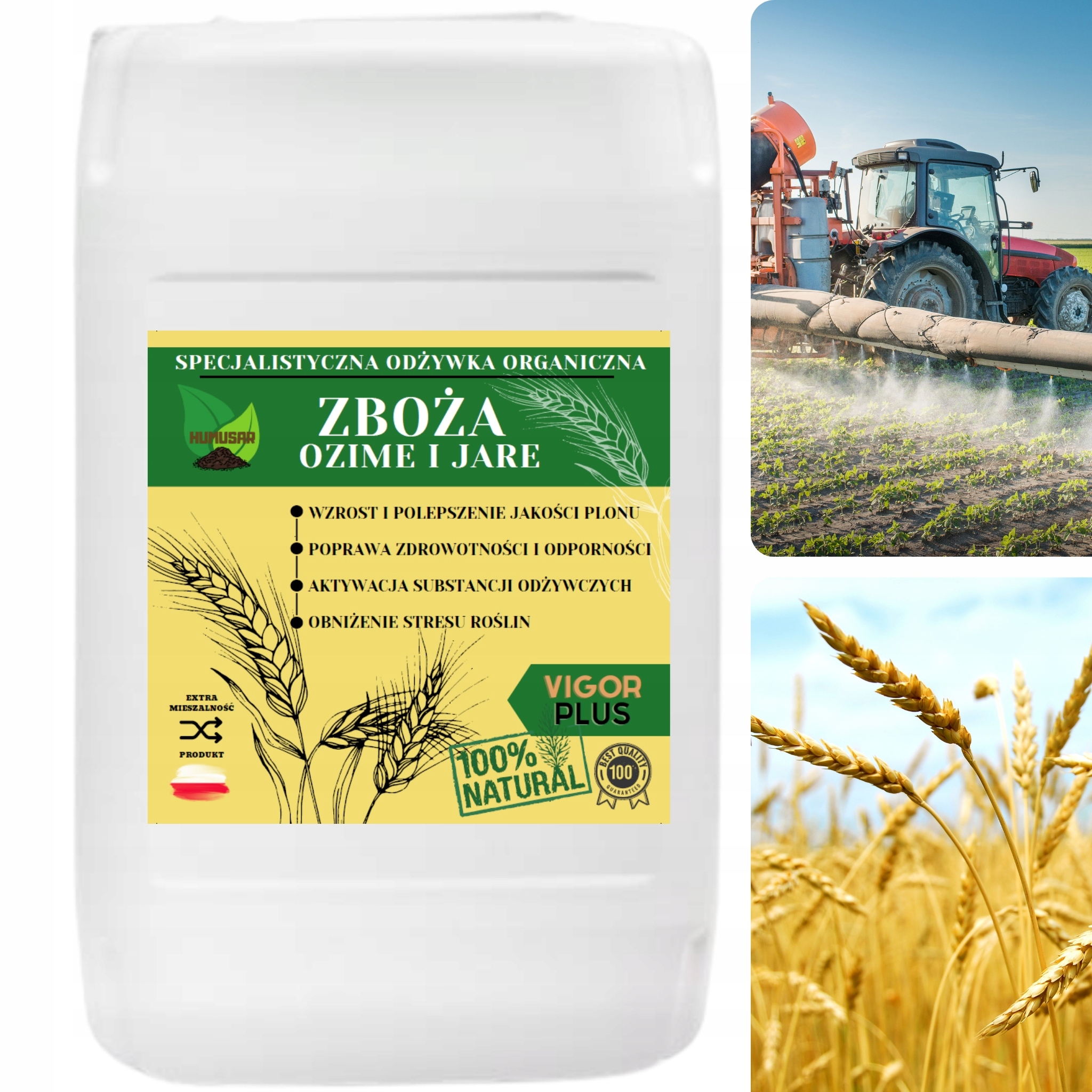 Špecializovaný Listový Kondicionér Na Obilniny, Viaczložkové Obilné Hnojivo 20 L