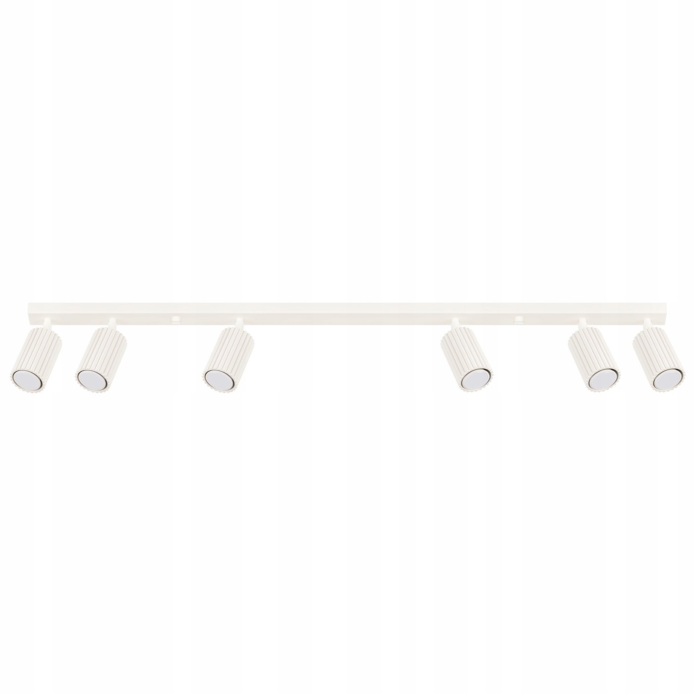 Plafon Karbon 6L beżowy minimalistyczny lampa listwa do sypialni salonu